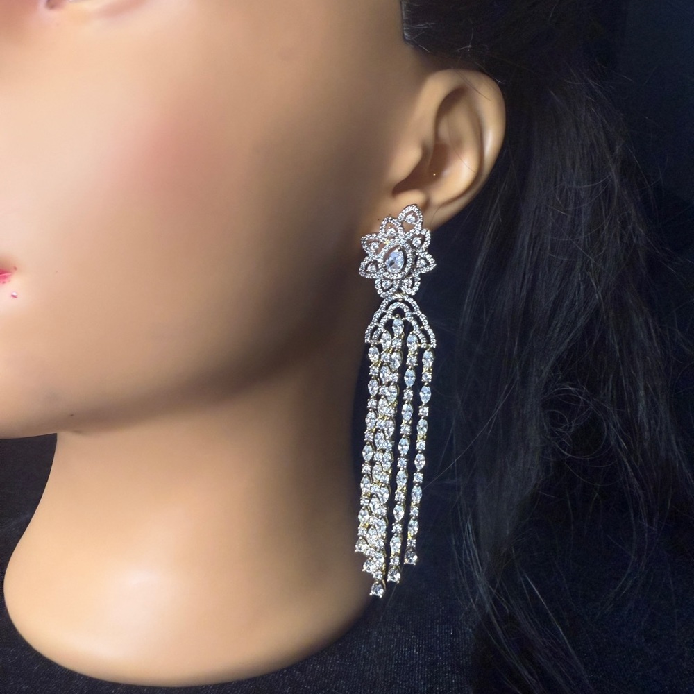 Elegant Silver Dangle Earrings